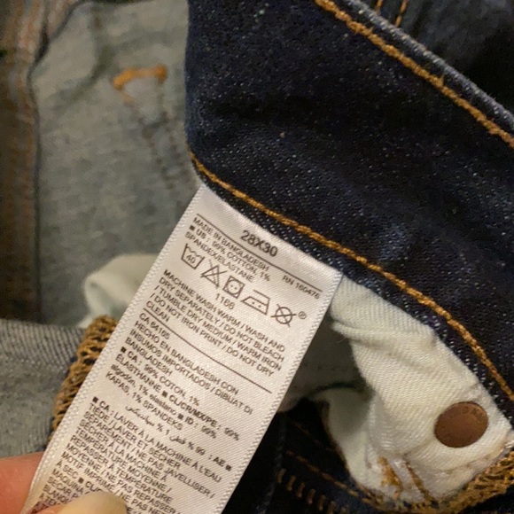 Old Navy SLIM 28x 30 dark jeans - Picture 4 of 7